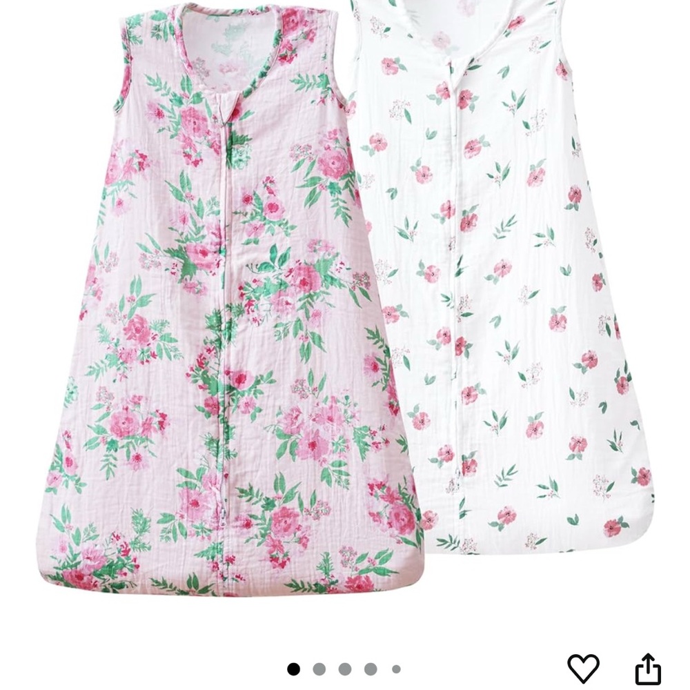 Floral Kids Pajamas Sleep Sacks